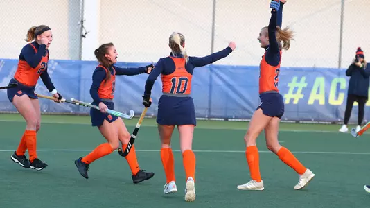 Willemijn Boogert, right, reacts to her score.
