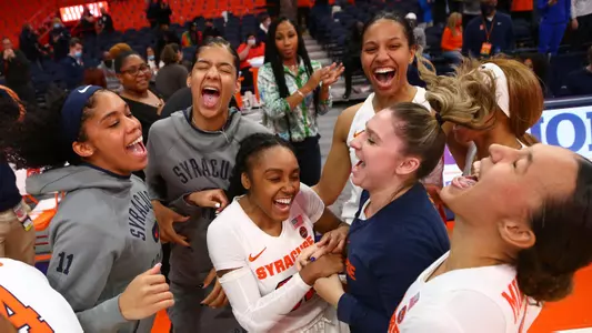 Syracuse celebrates upset over Ohio State