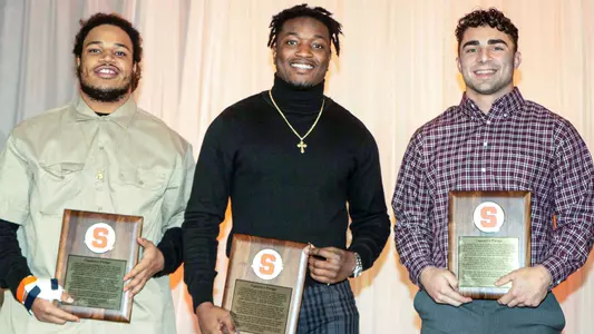 Captains Mikel Jones, Chris Elmore, Cooper Lutz
