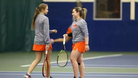 Syracuse earned the doubles point in its 4-3 win against Virginia Tech.