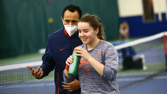 Viktoriya Kanapatskaya beat the 11th-ranked player in the nation in Syracuse's loss to Virginia.