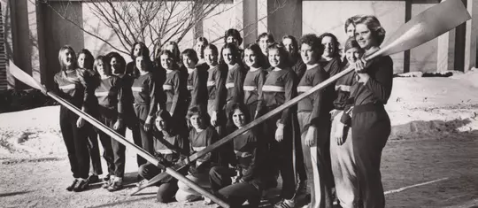 1977-78 rowing team photo