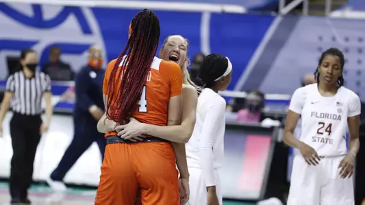 Kamilla Cardoso Digna Strautmane Celebrating