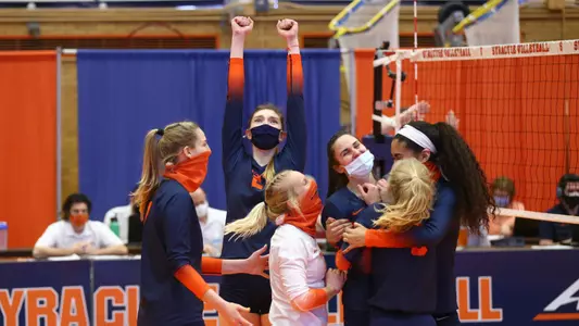 Celebration after win against Clemson
