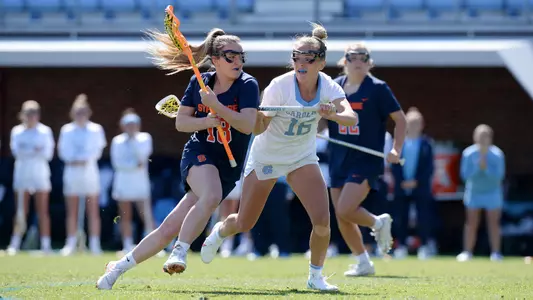 Meaghan Tyrrell scored four goals at North Carolina.