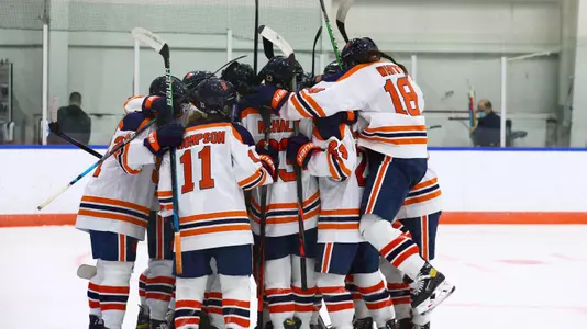Team celebration vs. Penn State