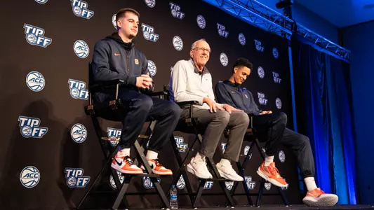 Joe Girard, Jim Boeheim and Jesse Edwards