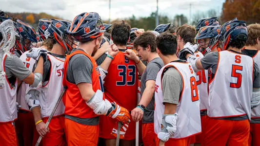Men's Lacrosse Fall Ball Huddle 2022