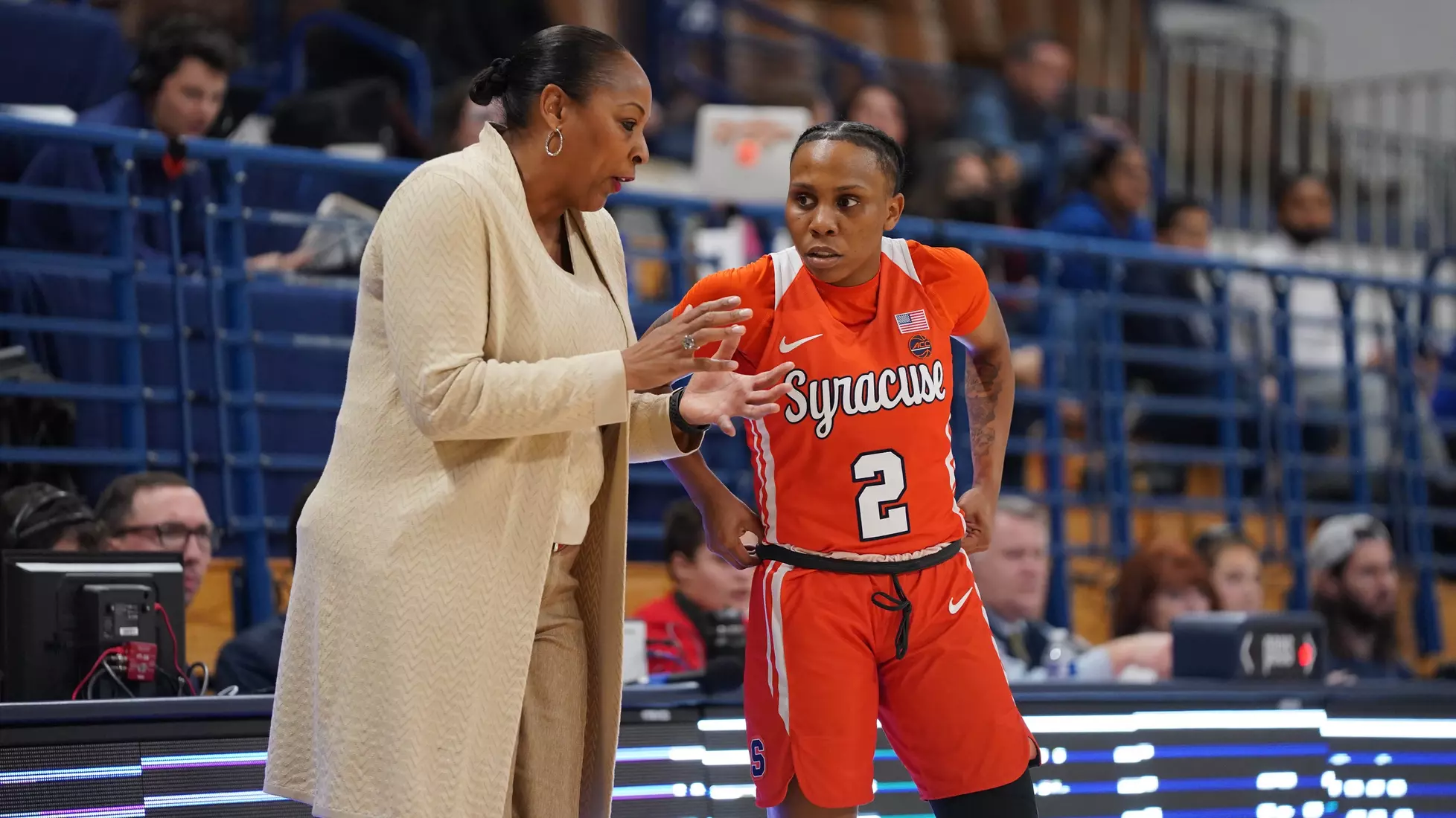 Felisha Legette-Jack and Dyaisha Fair