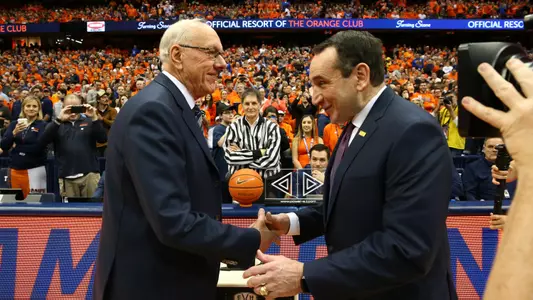 Jim and Coach K