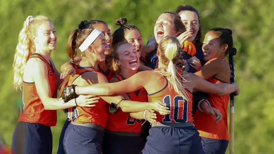 The Orange celebrate the win over UNC.