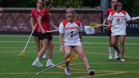 Olivia Adamson scored five goals in Syracuse's NCAA Tournament first-round win.
