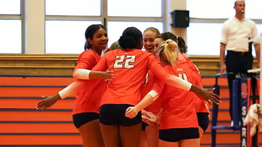 Volleyball huddle