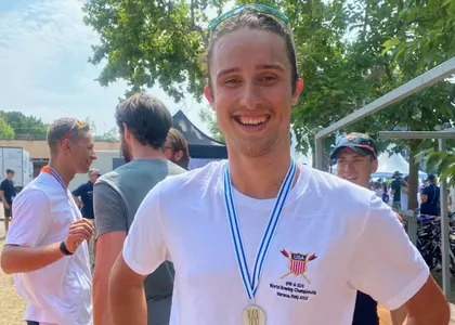 Ben Dukes wins Silver Medal at U23s