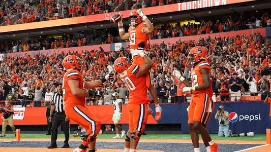 FB Team Celebration vs Purdue