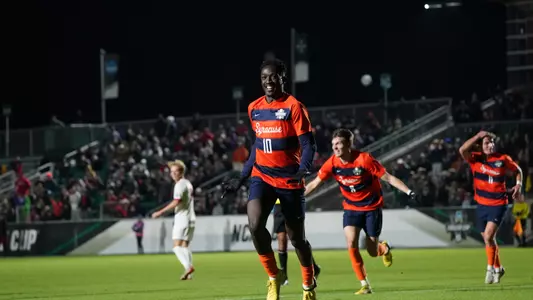 Opoku celebrates against Indiana