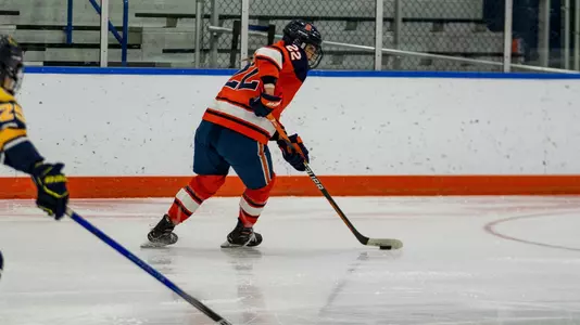 Charlotte Hallett , womens ice hockey game,  Merrimack, 2023