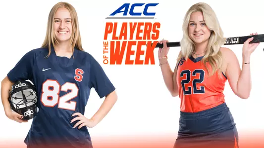 Abby Neitch and Pieke van de Pas ACC POTW
