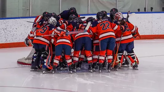 Team huddle before game