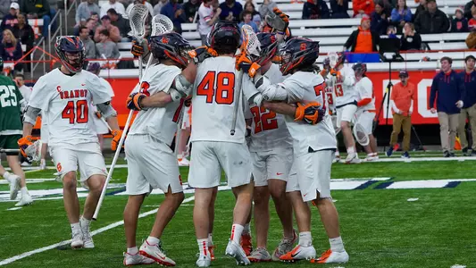 Syracuse Celebrates Saam Olexo's Season Opening Goal