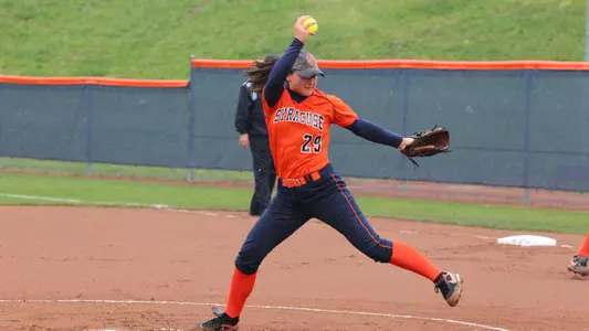 Caira Pitches Against Rutgers