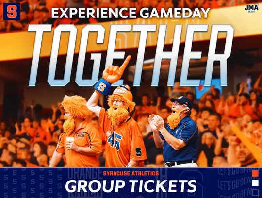 Experience Gameday Together - Syracuse Athletics Group Tickets