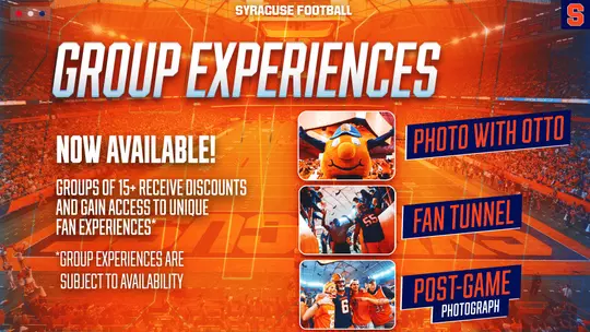 Football Group Experiences Graphic