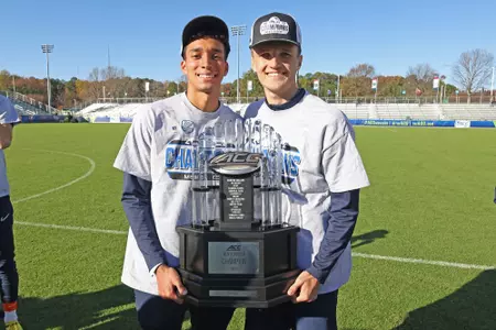 Players celebrate winning ACC Championship