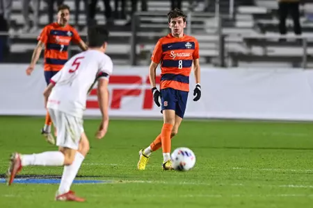Syracuse takes on Indiana in the championship game of the 2022 NCAA Men’s Soccer Championship at WakeMed Soccer Park on Monday, December 12, 2022 in Cary, North Carolina.