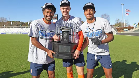2022 team captains celebrate winning ACC Championship