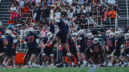 Game-winning goal celebration vs UNC