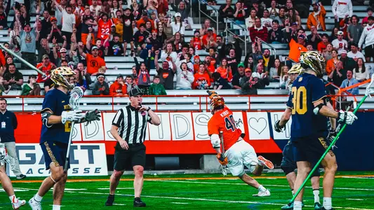 Cole Kirst goal celebration vs Notre Dame
