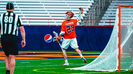Finn Thomson goal celebration vs Notre Dame