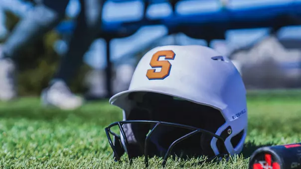Softball helmet and bat
