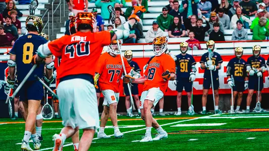 Saam Olexo goal celebration vs Notre Dame