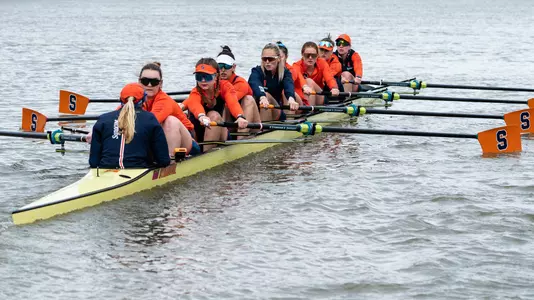 Varsity Eight at practice