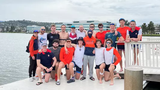 Men's Rowing team at Redwood Shores, Calif.