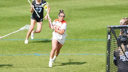 Emma Tyrrell takes on Johns Hopkins.