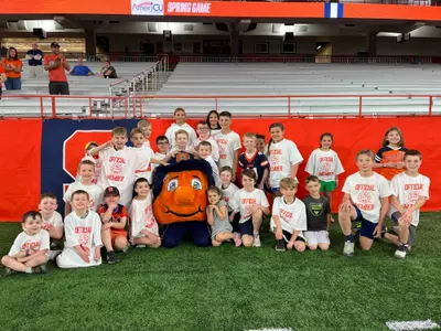 Otto with Kids Club Members