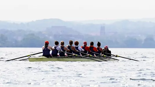 2V8 at practice on Onondaga Lake in May