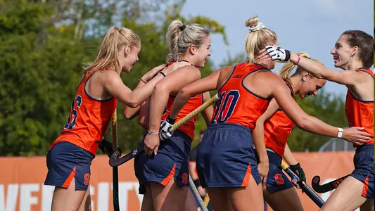 Syracuse Goal Celebration after Pieke van de Pas scores.