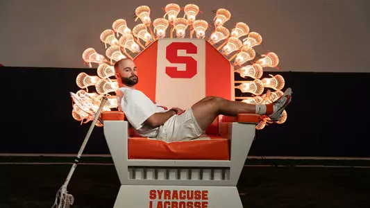 Jake Stevens on Lacrosse Throne