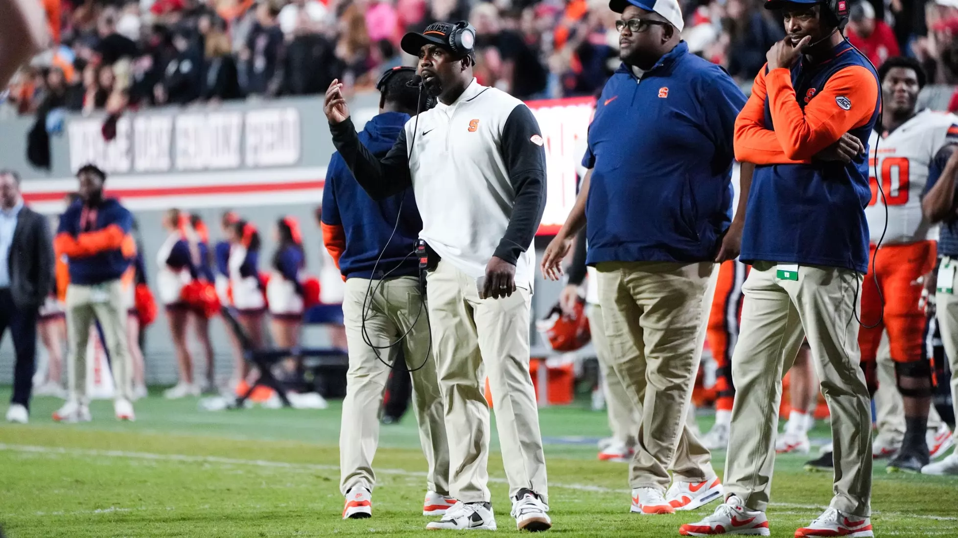 Head coach Fran Brown