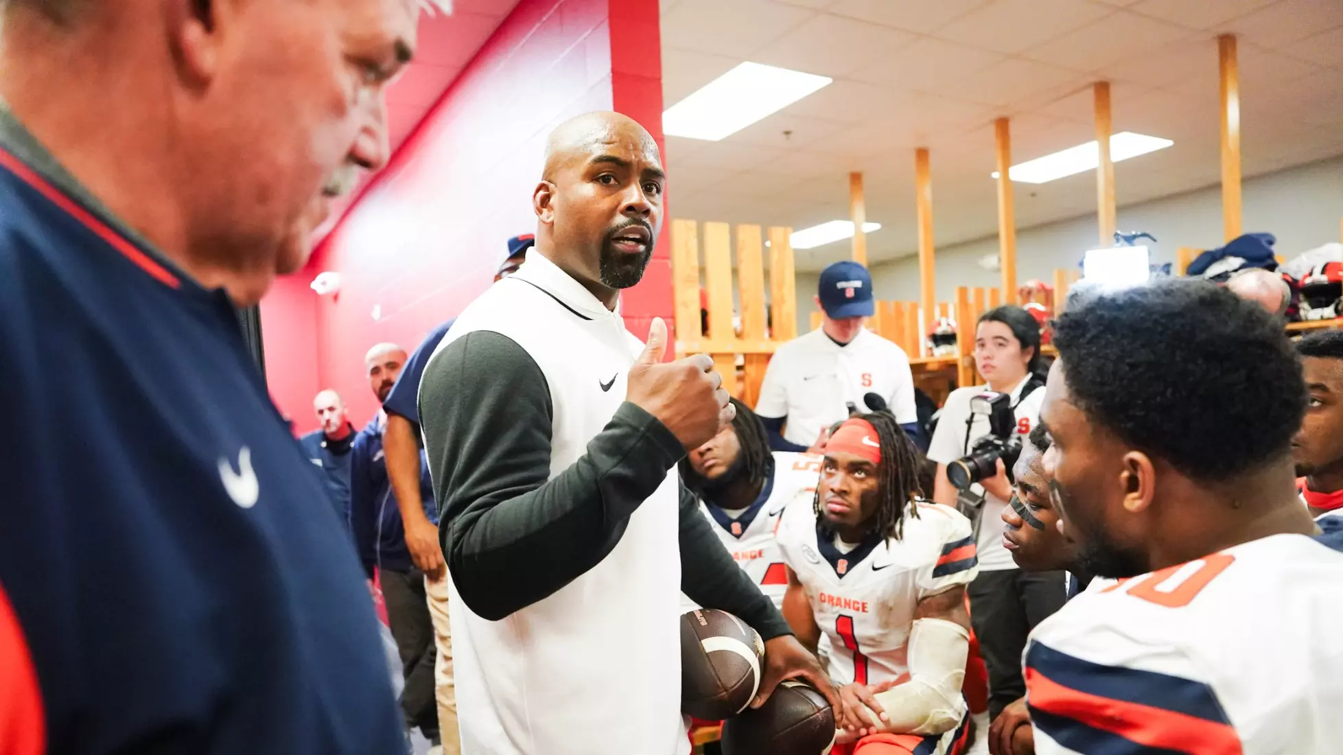 Head coach Fran Brown