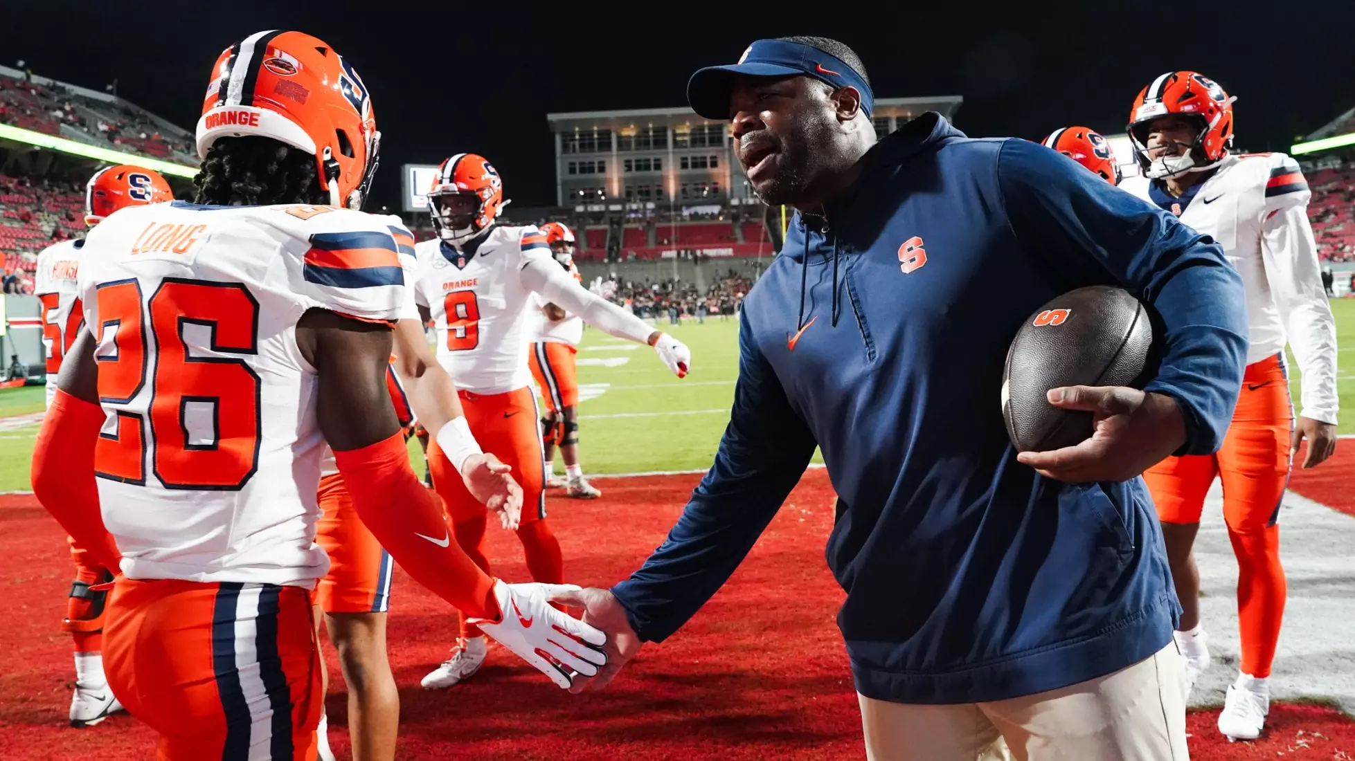 Offensive coordinator Jeff Nixon