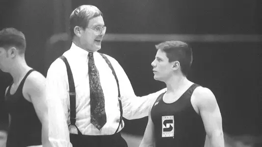 Walt Dodge was a member of the Syracuse gymnastics program for 33 years.