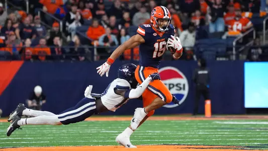 Oronde Gadsden II had a team-high 11 catches against UConn.