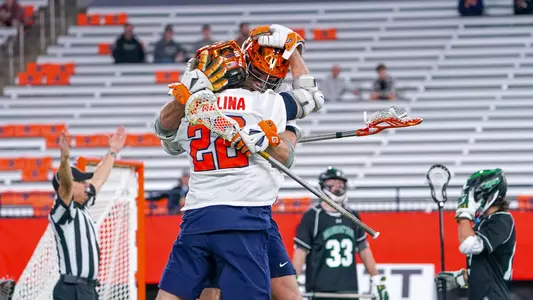 Offense celebration vs Manhattan