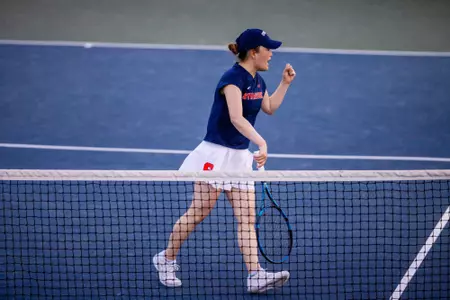 Miyuka Kimoto vs. Notre Dame (ACC Tournament). Credit Jaylynn Nash and Scott Kinser.