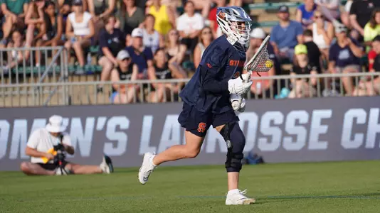 Delaney Sweitzer made 10 saves in the NCAA Tournament semifinals.